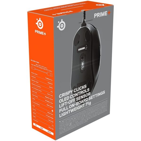 Steelseries Prime+ Plus Rgb Optik Oyuncu Mouse - Görsel 4